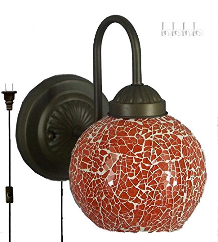 Kiven American Industrial Style Iron Wall Lamp E26 Base Plug-in UL Listed Button Switch Cord Black Bulb Not Included BD0428 Kiven American Industrial Style Iron Wall Lamp E26 Base Plug-in UL Listed Button Switch Cord Black Bulb Not Included BD0428