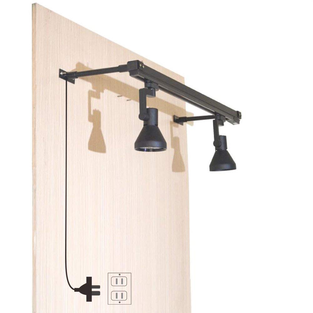 Kiven Plug in Black Linear Track Lighting Section, Black, Nunu Lamp