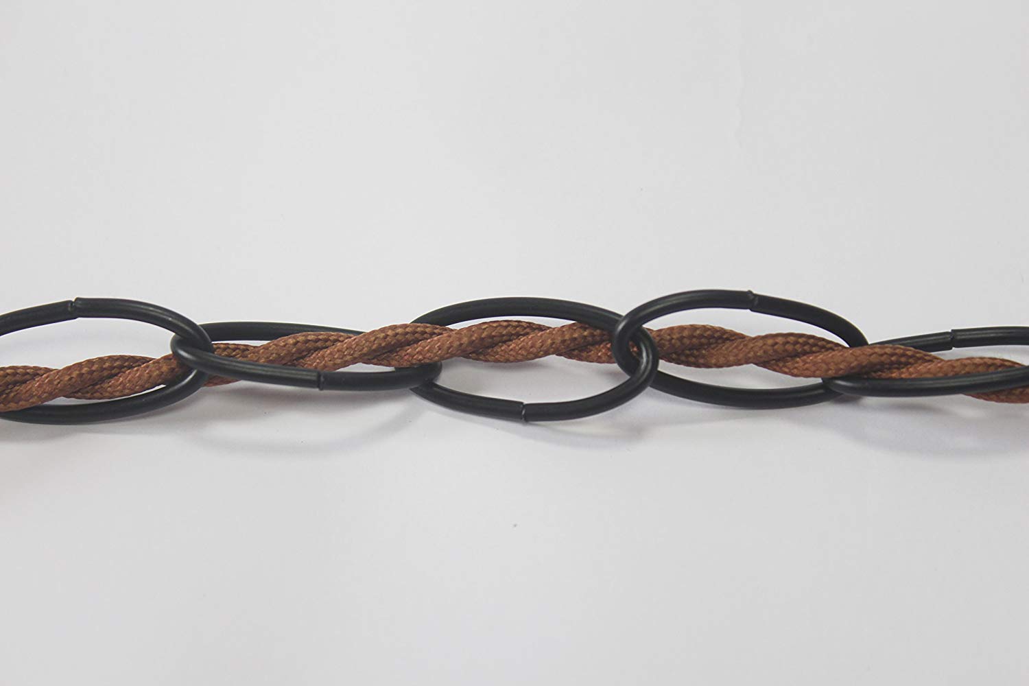 DIY Lighting Suit Chandelier Chain Swag Kit 15' Retro Style Weave Rope