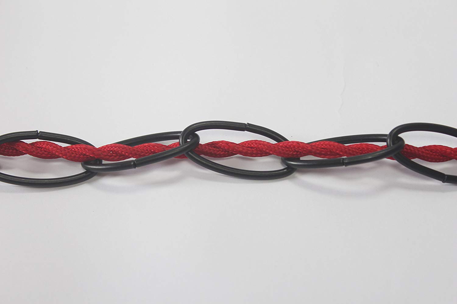 DIY Lighting Suit Chandelier Chain Swag Kit 15' Retro Style Weave Rope