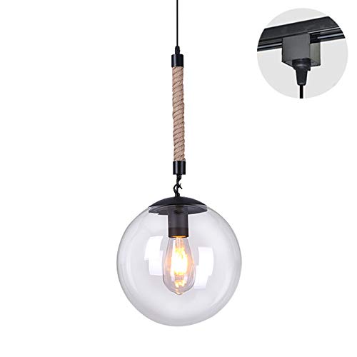 Kiven 1 Light H Type Track Lamp Hemp Rope Cord 7 9 Crystal Gl Light H Type Track Lamp Hemp Rope Cord