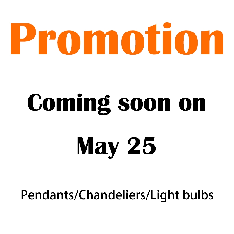 Promotion-Coming soon on May 25