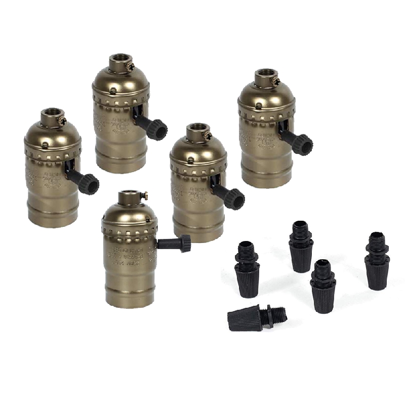 Lamp socket store and switch